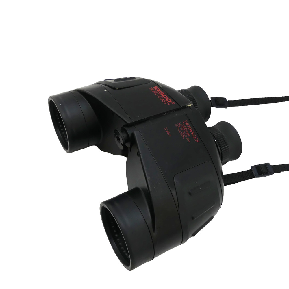 Tasco World Class Waterproof 7x50mm Binoculars 322BW Black w/ Strap